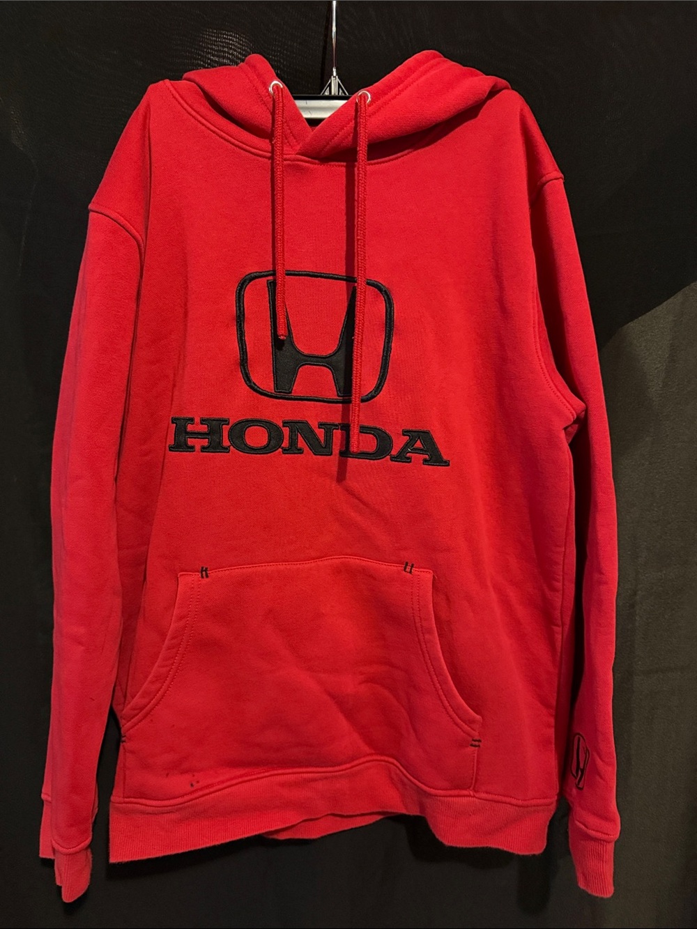 SpeedGear Red Hooded Sweatshirt with Logo Tag